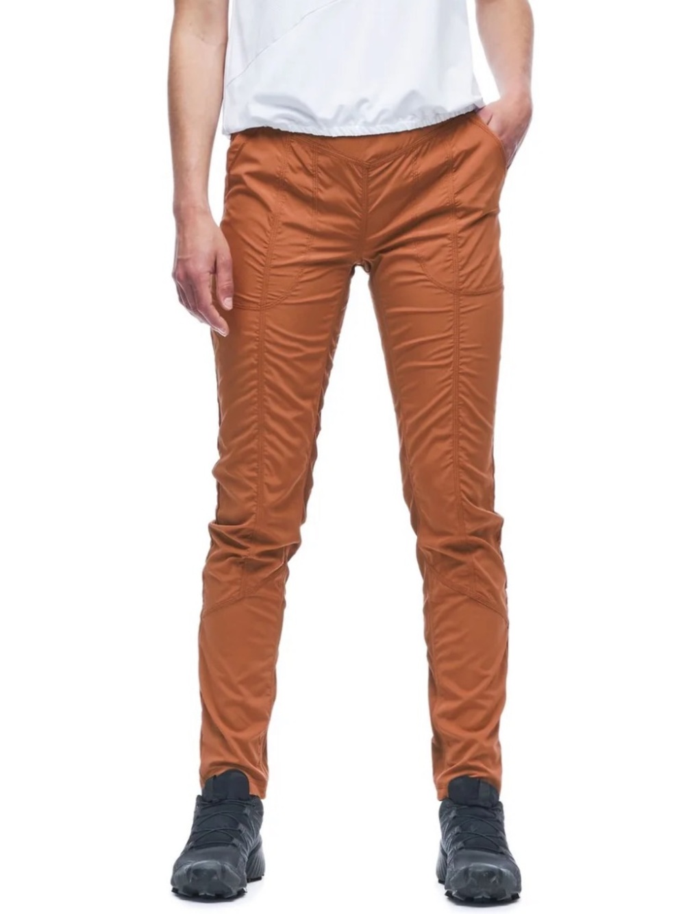 Indyeva Matkailu III Pants orange rust size medium hiking camping quick dry